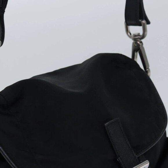 PRADA Backpack Nylon Black Silver Auth 85289V - Picture 7 of 15